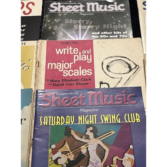 Lot of 11 Vtg Sheet Music Piano Books Wedding Pops Waltz Swing Duets Patriotic - Picture 4 of 5